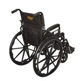 Chicken Pieces Circle Specialty Ziggo Manual Wheelchair - Folding, Color-Coded Frames, Up to 250 lbs Capacity 