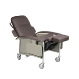 Chicken Pieces Drive Medical 4-Position Clinical Care Recliner Manual Wheelchair 