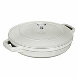 Chicken Pieces STAUB Stackable Cast Iron Dutch Oven Set, 4-Piece Medium Cookware - Space-Saving Design 
