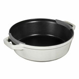 Chicken Pieces STAUB Stackable Cast Iron Dutch Oven Set, 4-Piece Medium Cookware - Space-Saving Design 