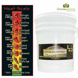 Fiery Farms Yellow Jamaican Scotch Bonnet Pepper Mash - 18.9L/5 Gallon | Scoville Heat Units