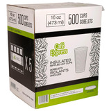 cafe express Café Express 457 ml (16 oz.) Corrugated Disposable Cups 500/CASE 