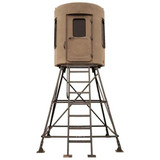  Banks Outdoors The Stump 3 Phantom Deer Blind - Insulated, 360° View, All-Weather 