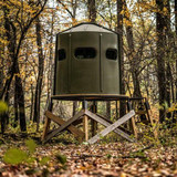  Maverick 5-Shooter GX Deer Blind, Black with Tinted Windows – 360° View 