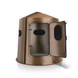  Maverick 5-Shooter GX Deer Blind, Brown with Tinted Windows – 360° Visibility 