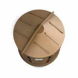  Maverick 5-Shooter GX Deer Blind, Brown with Clear Windows – 360° Panoramic View 