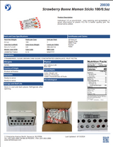 Bonne Maman Strawberry Preserves Stick - 0.5 oz. (15ml) - Bulk 100/Case