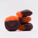 Dark Chocolate Covered Apricots Bulk Size 20 lbs/9.07 kgs