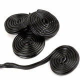 Chicken Pieces Black Licorice Wheels Bulk Food Service 30lbs/13.61 kgs