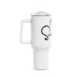 Chicken Pieces I'm A SWIFTIE 40OZ Stanley Style Tumbler with Straw Lid | Stainless Steel Vacuum Insulated Car Mug 