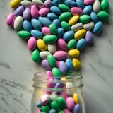 Chicken Pieces Chocolate Covered Sunflower Seeds (Pastel Mix) Bulk Food Service 30lbs/13.61 kgs
