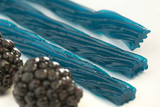 Chicken Pieces Blue Raspberry Licorice Twists Bulk Food Service 20lbs/9.07 kgs