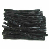 Chicken Pieces Black Licorice Twists Bulk Food Service 20lbs/9.07 kgs 