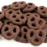 Chicken Pieces Dark Chocolate Covered Pretzels Bulk Food Service 15lbs/6.80 kgs