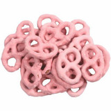 Chicken Pieces Strawberry Covered Pretzels Bulk Food Service 15lbs/6.80 kgs 