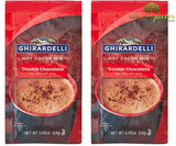  Ghirardelli Double Chocolate Hot Cocoa Mix Packet (250/Case)2 PACK 