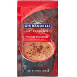  Ghirardelli Double Chocolate Hot Cocoa Mix Packet (250/Case)2 PACK 