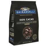  Ghirardelli 100% Cacao Unsweetened Chocolate Liquor Wafers 5lbs/2.27 kgs(2/Case) 