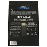  Ghirardelli 100% Cacao Unsweetened Chocolate Liquor Wafers 5lbs/2.27 kgs(2/Case) 