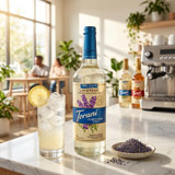 torani Torani Puremade Zero Sugar Lavender Flavoring Syrup Glass Bottle 750 mL/25.36 oz