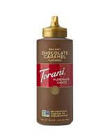 torani Torani 12 fl. oz/355 ml Puremade Salted Chocolate Caramel Flavoring Sauce 
