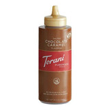 torani Torani 12 fl. oz/355 ml Puremade Salted Chocolate Caramel Flavoring Sauce 