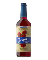 torani Torani Puremade Zero Sugar Raspberry Flavoring Syrup 750 mL/25.36 oz Glass Bottle 