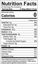 torani Torani Puremade Zero Sugar Sweetener Syrup Glass Bottle 750 mL/25.36 oz