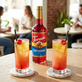 torani Torani Grenadine Flavoring Syrup 750 mL/25.36 oz Glass Bottle | Ideal for Cocktails