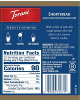 torani Torani Shortbread Flavoring Syrup 750 mL/25.36 oz Glass Bottle