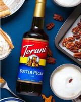 torani Torani Butter Pecan Flavoring Syrup 750 mL/25.36 oz Glass Bottle 