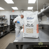 Guittard 25lbs/11.34 kgs White .9M Baking Chips – Rich, Creamy Sweet Milk Flavor