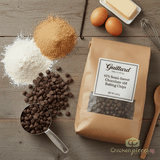 Guittard 25lbs/11.34 kgs 41% Semi-Sweet Chocolate 4M Baking Chips