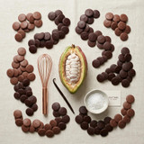 Guittard Coucher du Soleil 72% Bittersweet Wafers 25lbs/11.34 kgs – Deep, Smooth Chocolate