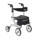  Drive Medical EA/1 Nitro Euro Style Rollator Rolling Walker, White 