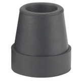  Drive Medical Large Base Quad Cane Tips, 3/4", Black 
