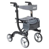  Drive Medical Nitro Euro Style Rollator Rolling Walker, Tall, Black 