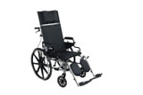  Drive Medical Viper Plus GT Full Reclining Wheelchair, Detachable Desk Arms, 18" Seat 