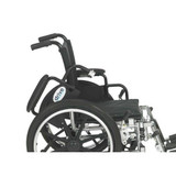  Drive Medical Viper Wheelchair with Flip Back Removable Arms, Desk Arms, Elevating Leg Rests, 14" Seat 
