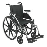  Drive Medical Viper Wheelchair with Flip Back Removable Arms, Desk Arms, Swing away Footrests, 12" Seat 