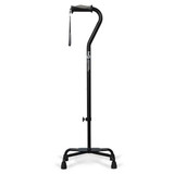  Hugo Adjustable Large Base Quad Cane for Right or Left Hand Use 