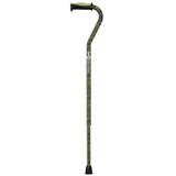  Hugo Adjustable Offset Handle Cane with Reflective Strap 