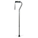  Hugo Adjustable Handle Cane Offset with Reflective Strap 