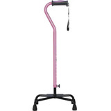  Hugo Large Base Adjustable Quad Cane for Right or Left Hand Use 