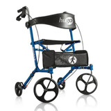 Hugo Drive Medical Sidekick Side-Folding Rollator Rolling Walker With Seat, Blueberry 
