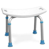  AquaSense Adjustable Bath and Shower Chair with Non-Slip Seat, White 