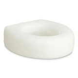  AquaSense Portable Raised Toilet Seat, White, 4" 