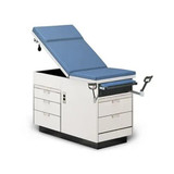  Hausmann Industries Exam Table with Front Safety Step and Storage Drawers 