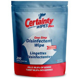  Certainty Plus Fragrance-Free Disinfectant Wipes pouch (6/Case) 