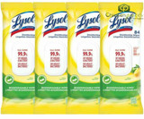  Lysol® Biodegradable Disinfecting Wipes, Citrus Scent 84 Wipes (4/Case) 